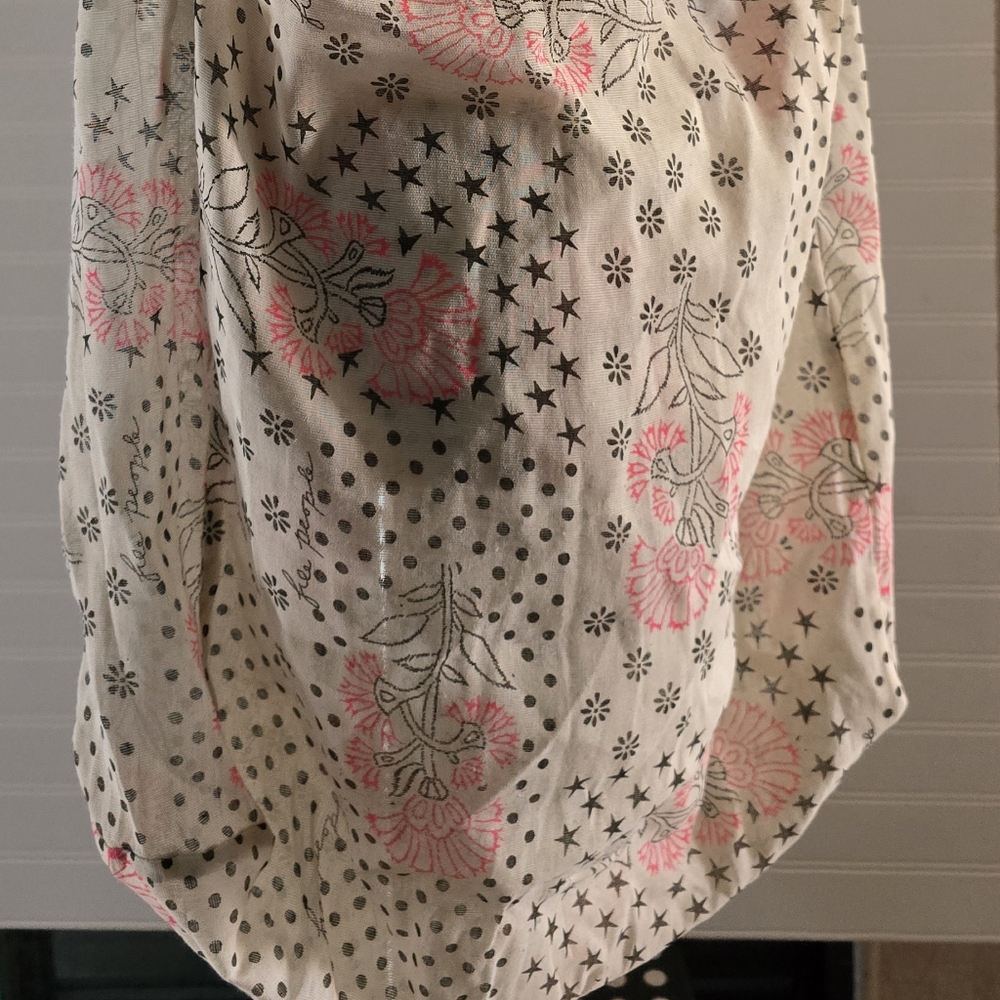 Free People Reusable Fabric Tote Bag Large